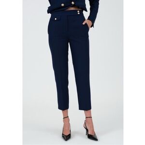 Navy Cropped Pants
